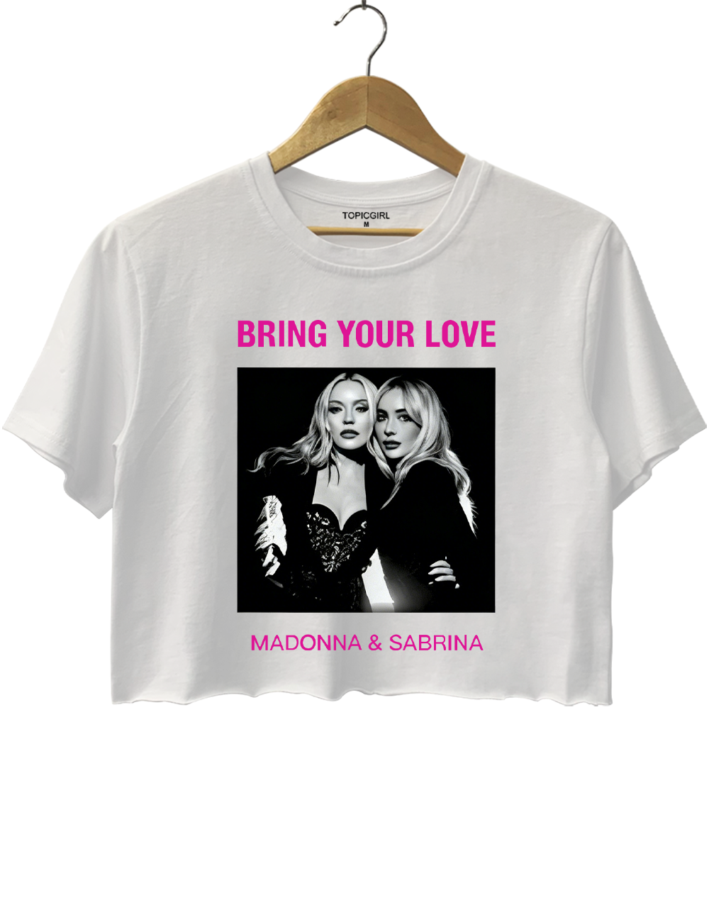 Bring Your Love Madonna &amp; Sabrina Crop Top