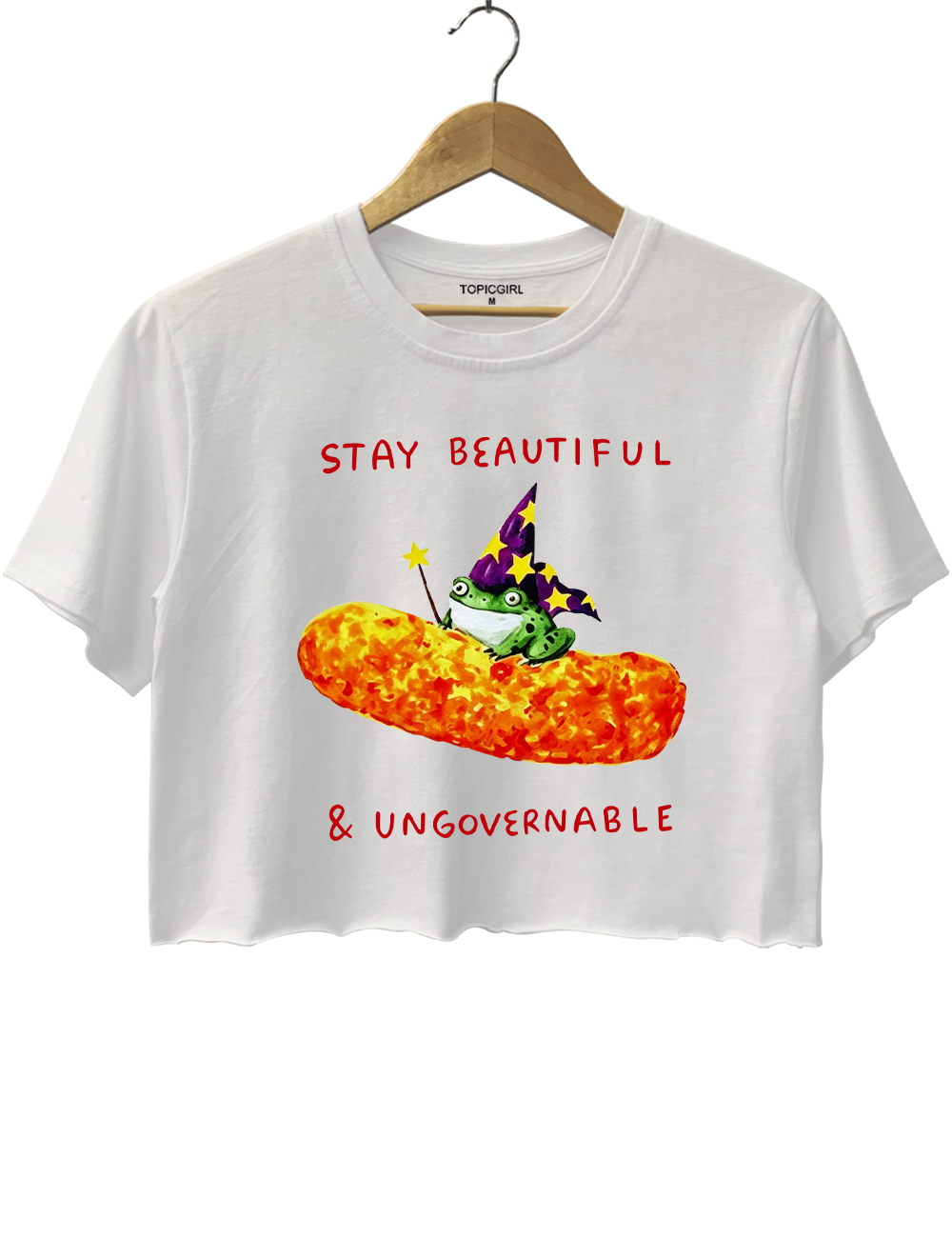 Stay Beautiful &amp; Ungovernable Crop Top