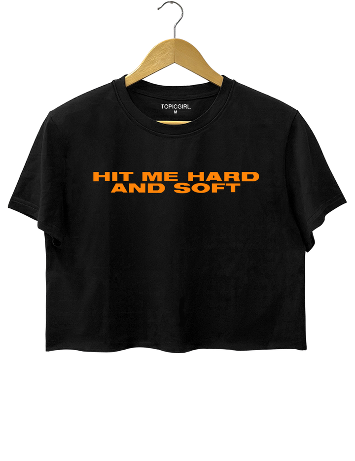 Billie Eilish Hit Me Hard And Soft Crop Top