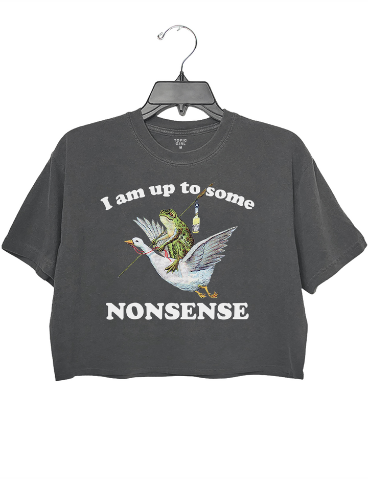 I Am Up To Some Nonsense Crop Top