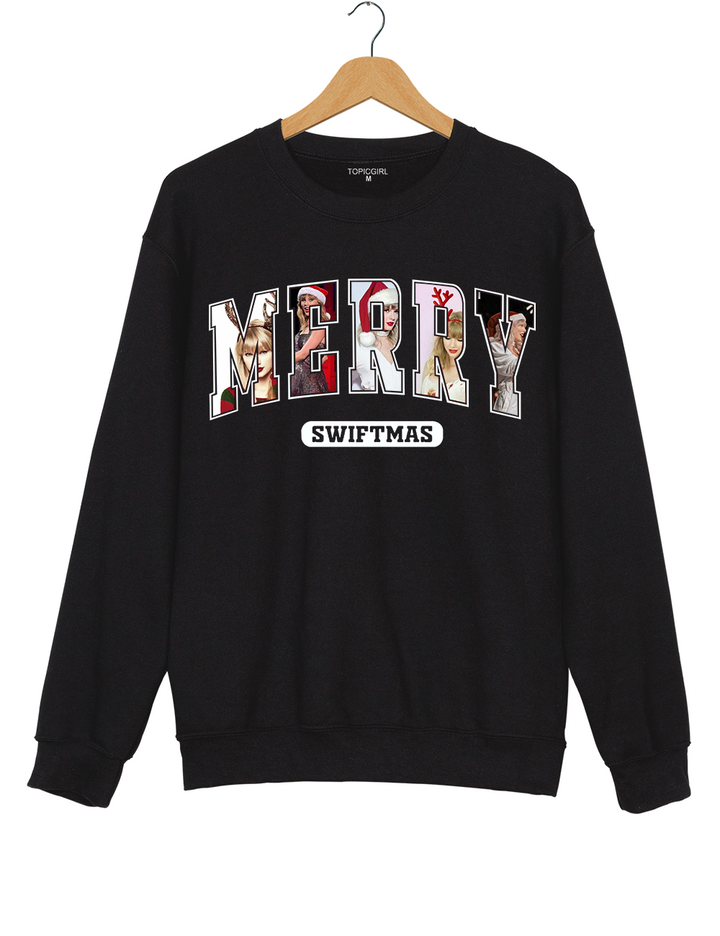 Merry Swiftmas Christmas Eras Tour Sweatshirt