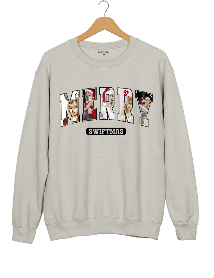 Merry Swiftmas Christmas Eras Tour Sweatshirt
