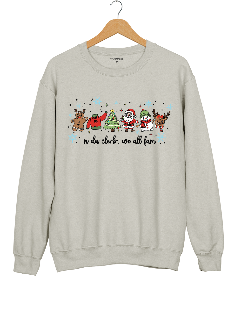 In Da Clerb We All Fam Christmas Sweatshirt