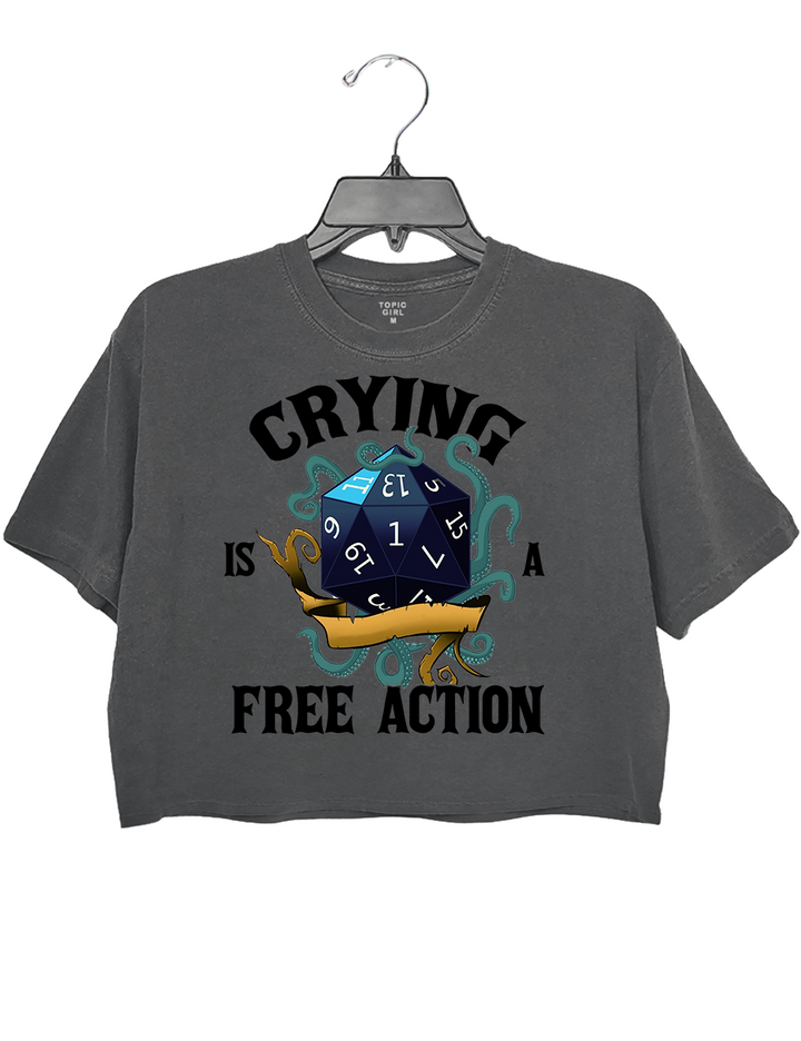 Crying Is A Free Action Dice DND