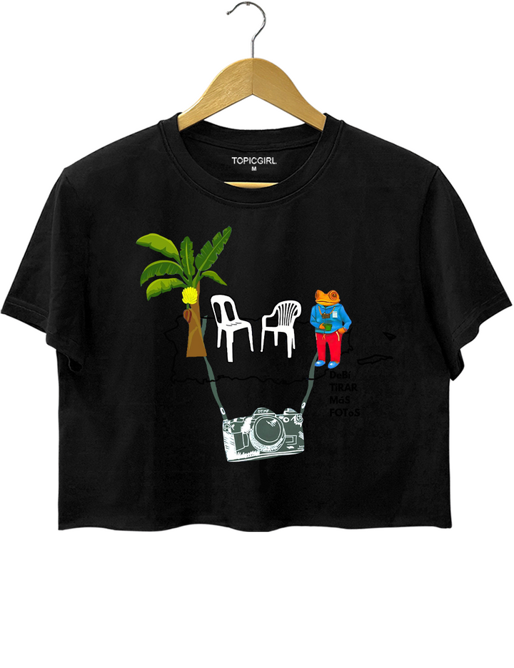 BAD BUNNY DeBÍ TiRAR MáS FOToS Crop Top