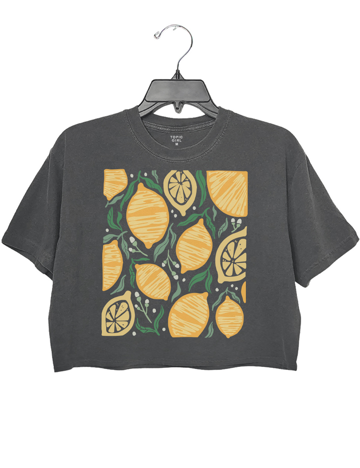 Subtle Comfort Colors Lemmons Crop Top