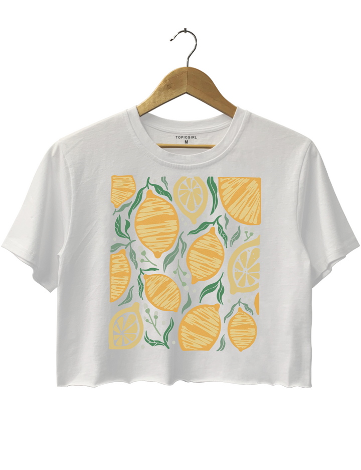Subtle Comfort Colors Lemmons Crop Top