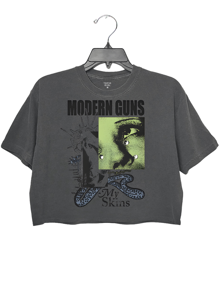 Modern Guns Shed My Skin Crop Top