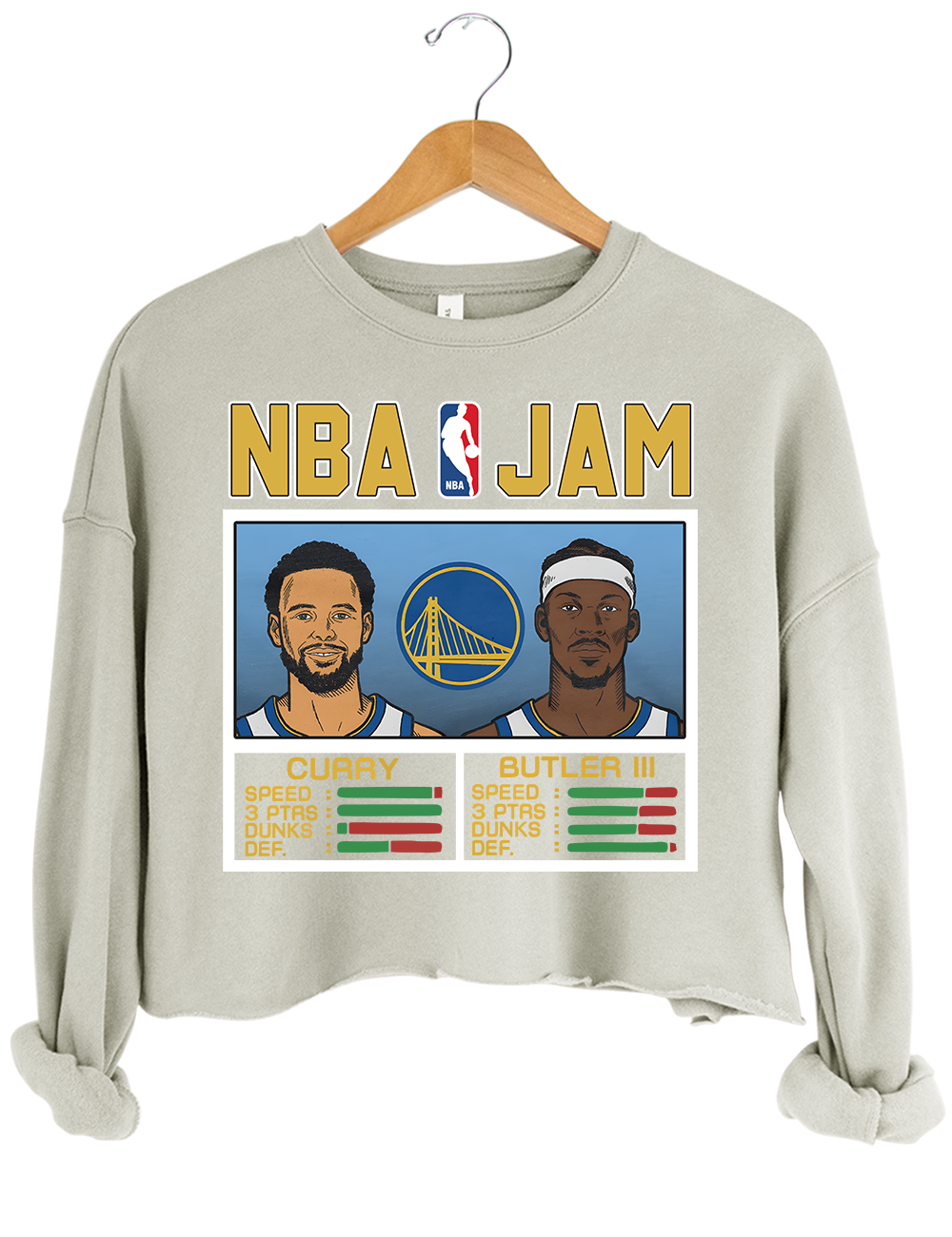 Jam Golden State Warriors Curry And Butler lii Crop Top