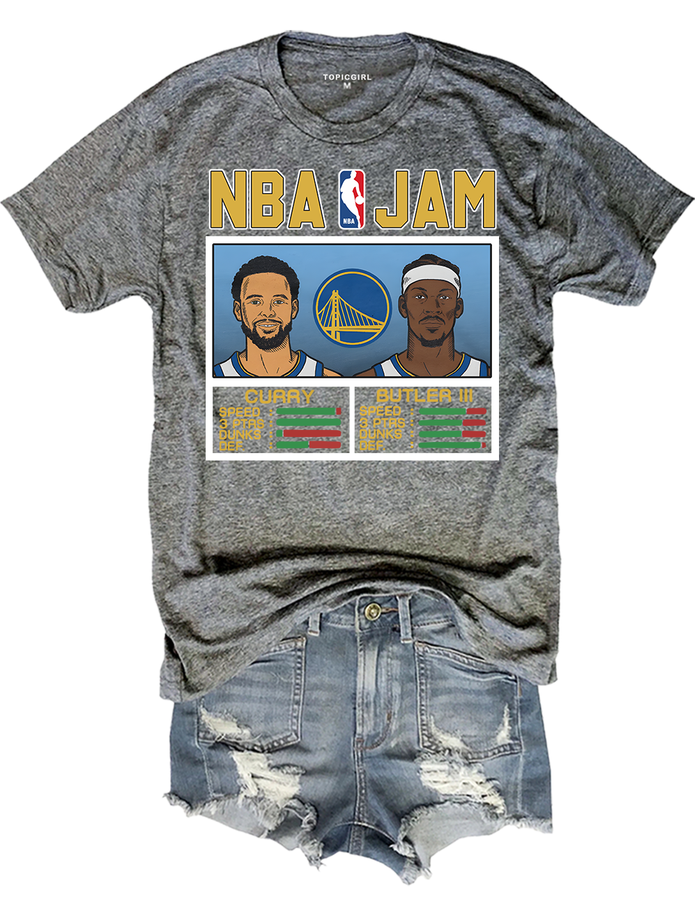 Jam Golden State Warriors Curry And Butler lii Crop Top