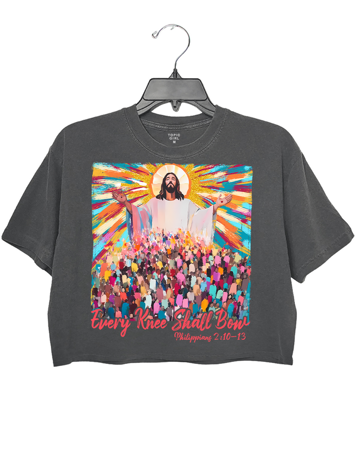 Every Knee Shall Bow Philippians 210 13 Brushstroke Jesus