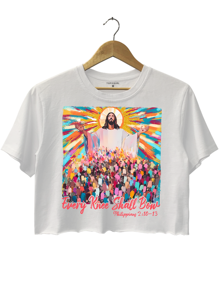 Every Knee Shall Bow Philippians 210 13 Brushstroke Jesus