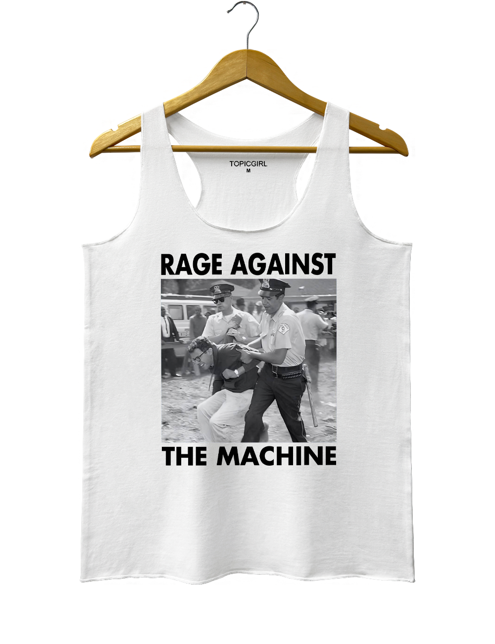 1963 Arrest Bernie Sanders Crop Tank Top