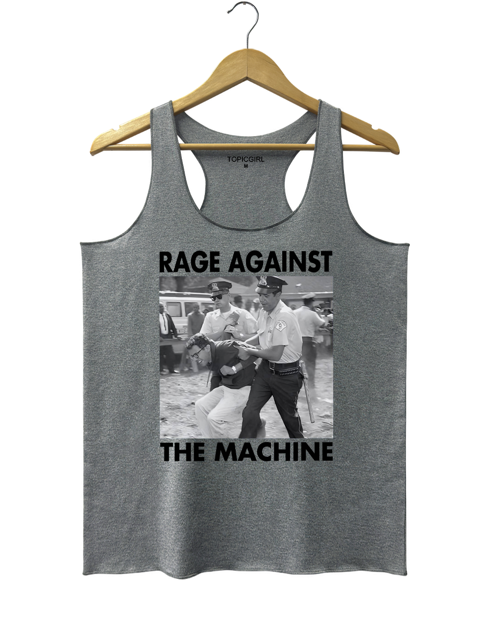 1963 Arrest Bernie Sanders Crop Tank Top