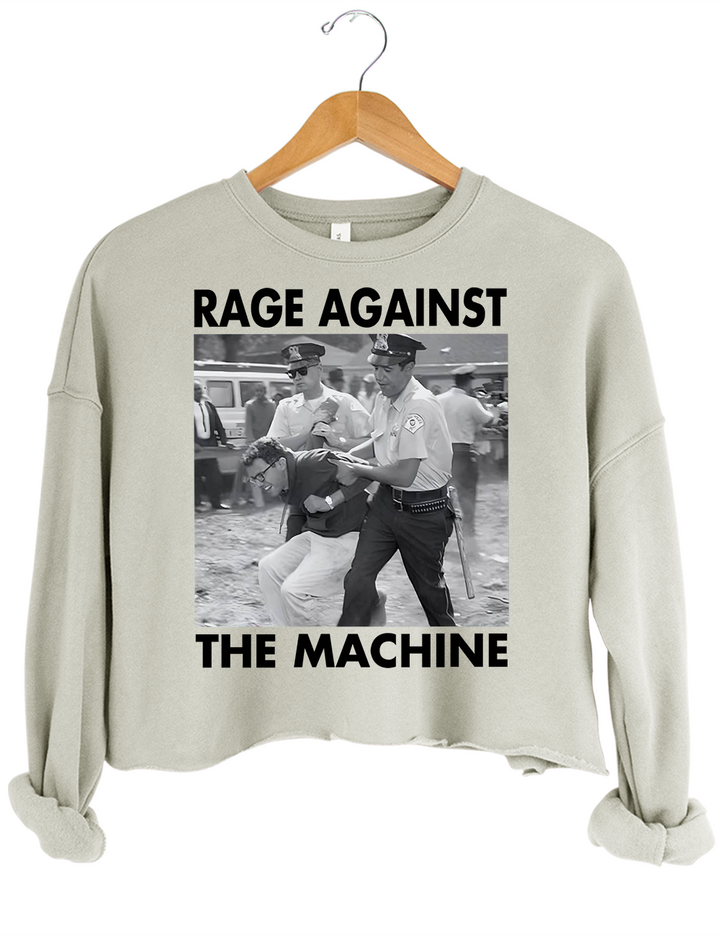 1963 Arrest Bernie Sanders Crop Top