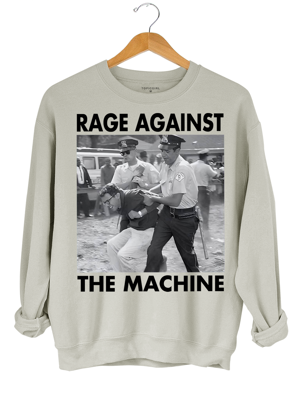 1963 Arrest Bernie Sanders Crop Top
