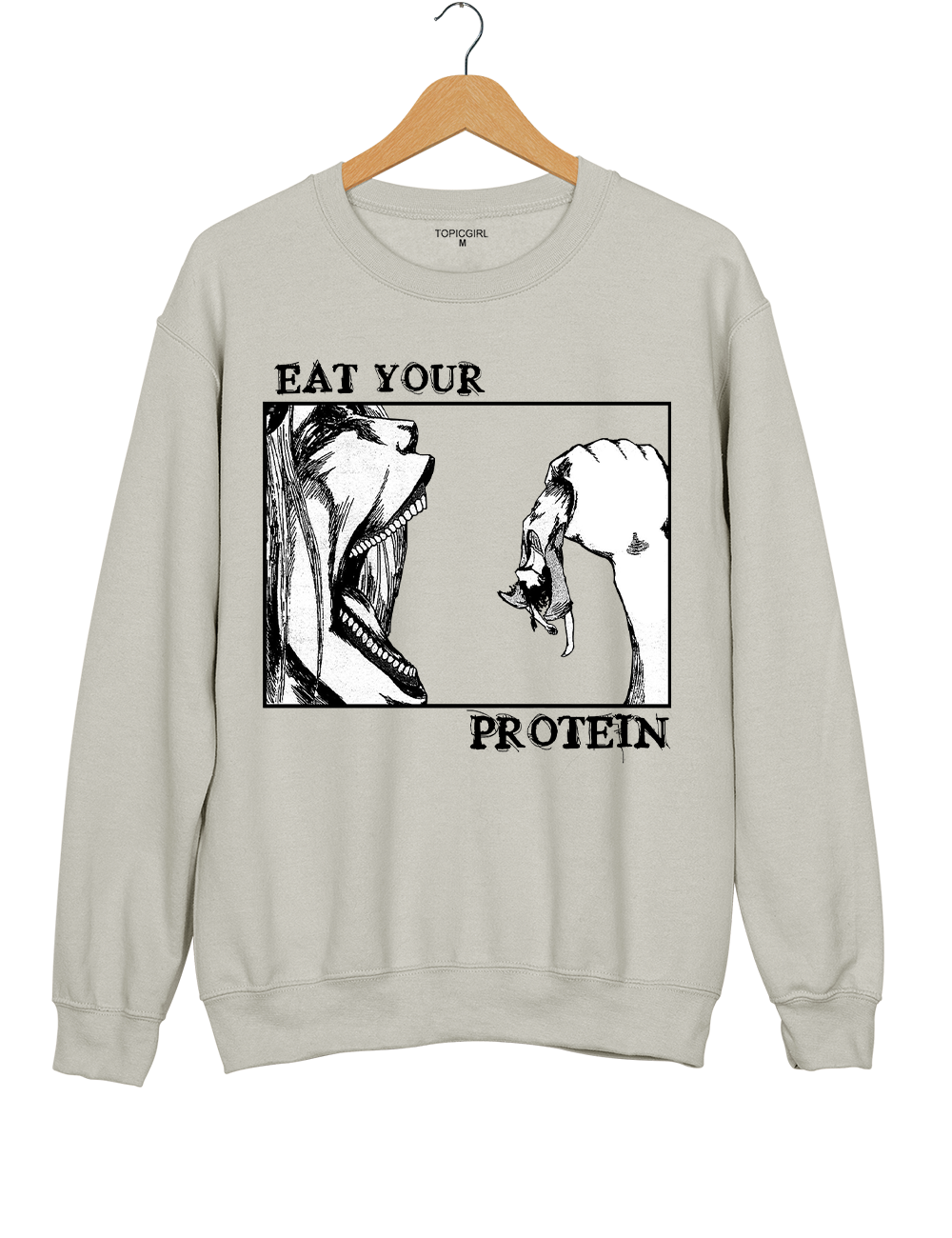Attack On Titan Eat Your Protein Sweatshirt