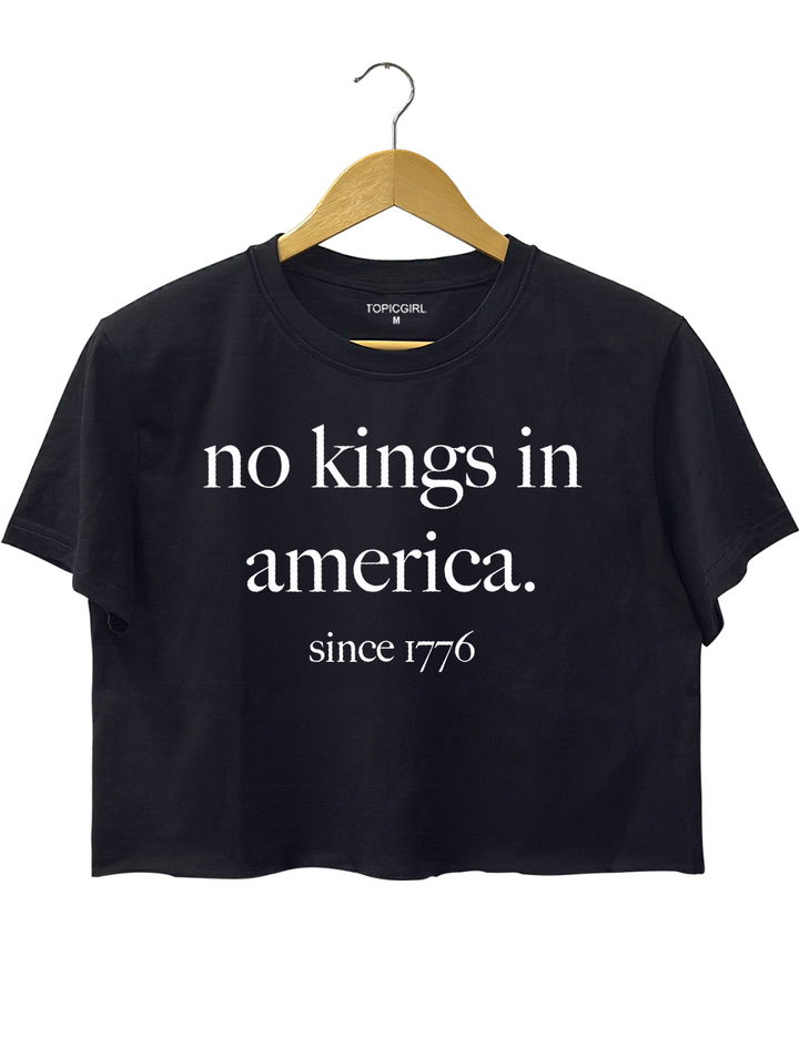 No Kings Crop Top