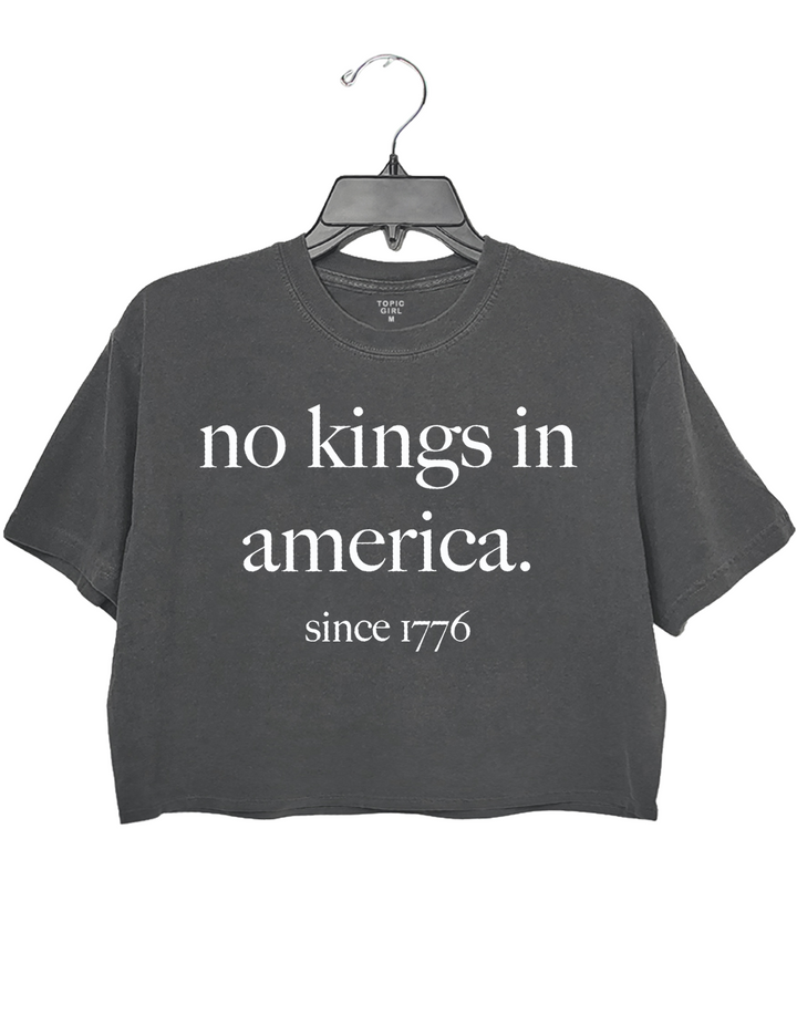 No Kings Crop Top