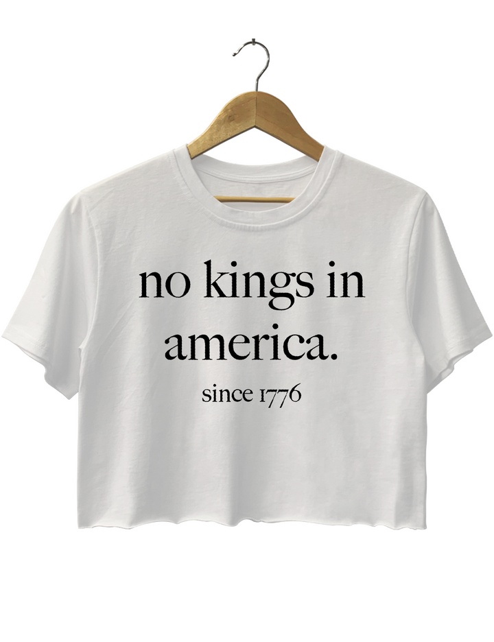 No Kings Crop Top