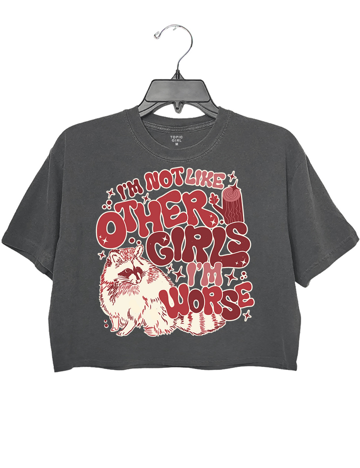 Im Not Like Other Giris lm Worse Crop Top