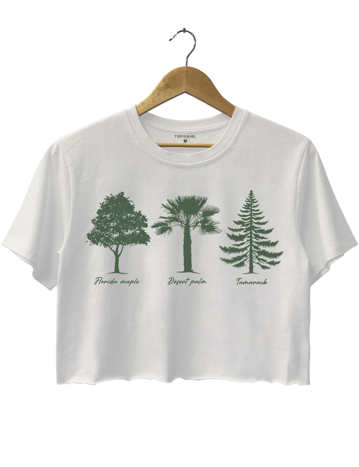 Florida Maple Desert Palm Tamarack Crop Top