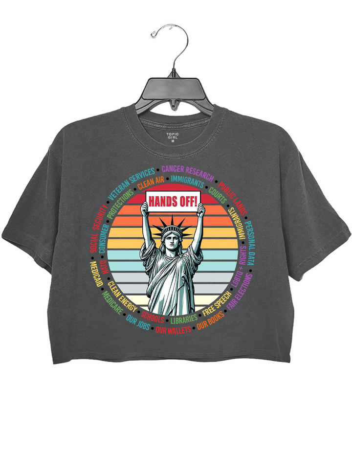 Hands Of Protest Crop Top