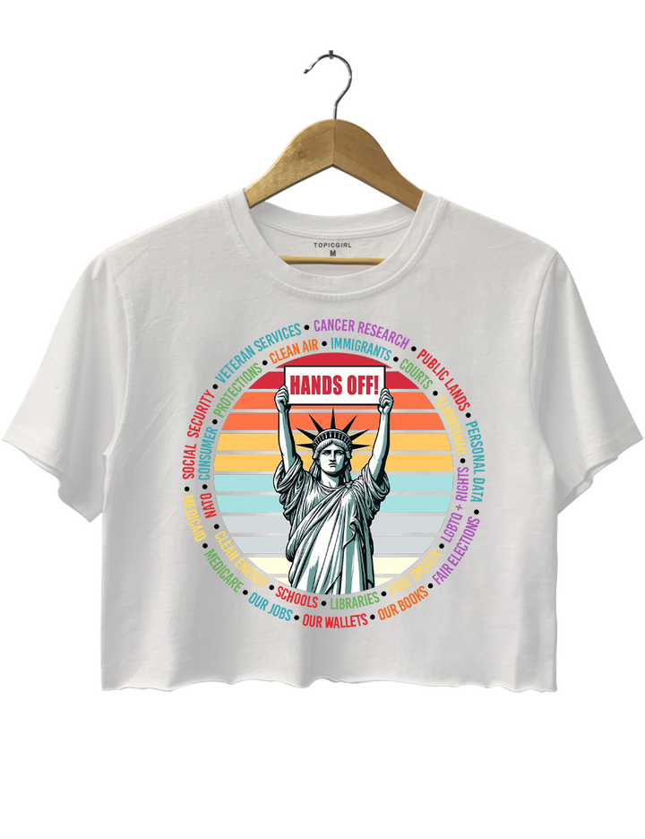 Hands Of Protest Crop Top