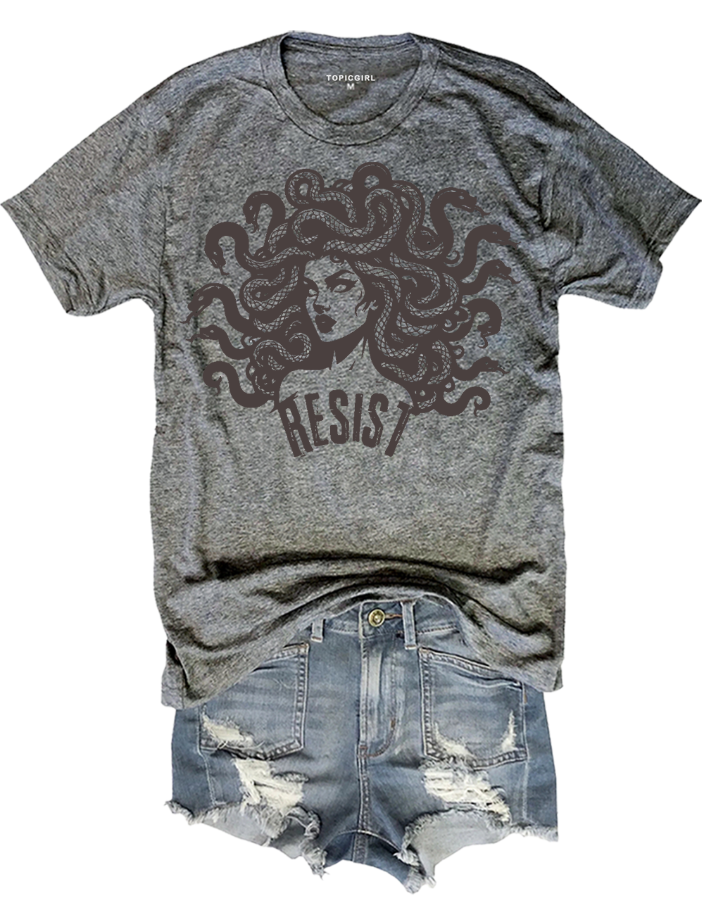 Resist Medusa Crop Top