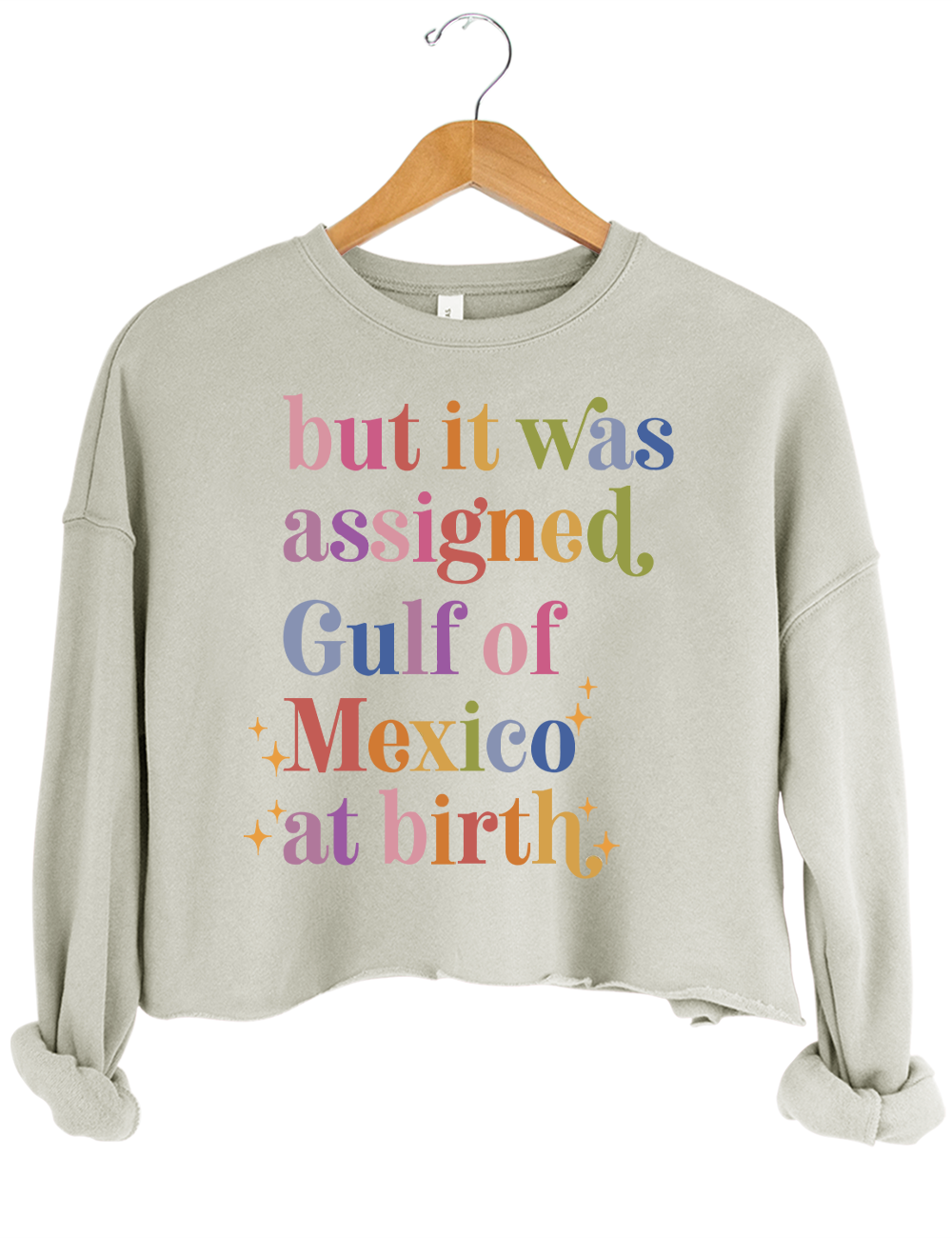 But It Was Assigned Gulf of Mexico at Birth Crop Top