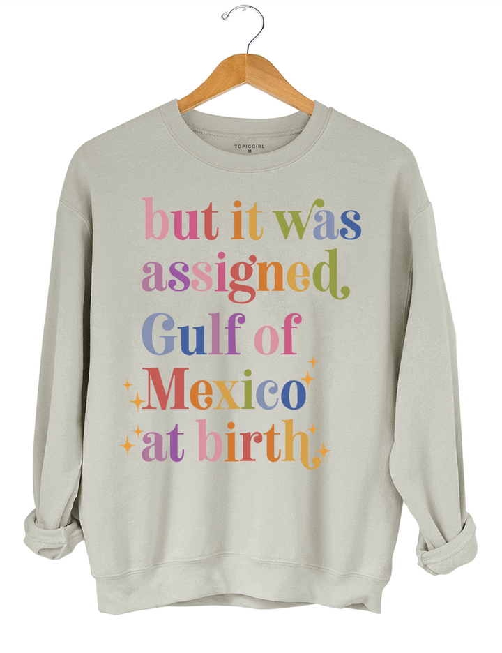 But It Was Assigned Gulf of Mexico at Birth Crop Top