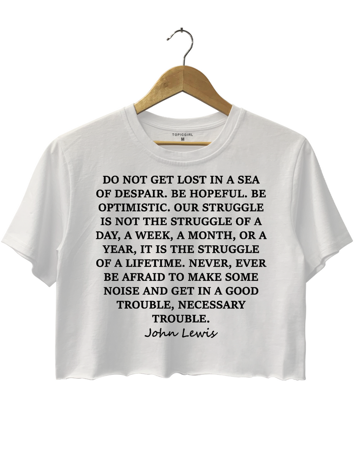 Do Not Get Lost Crop Top