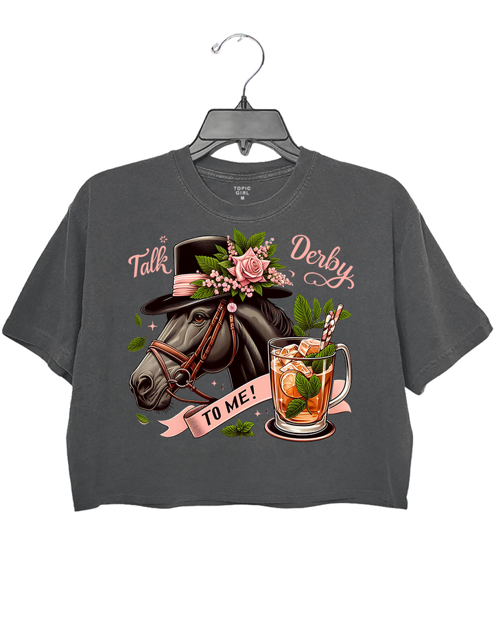 2025 Kentucky Derby Crop Top