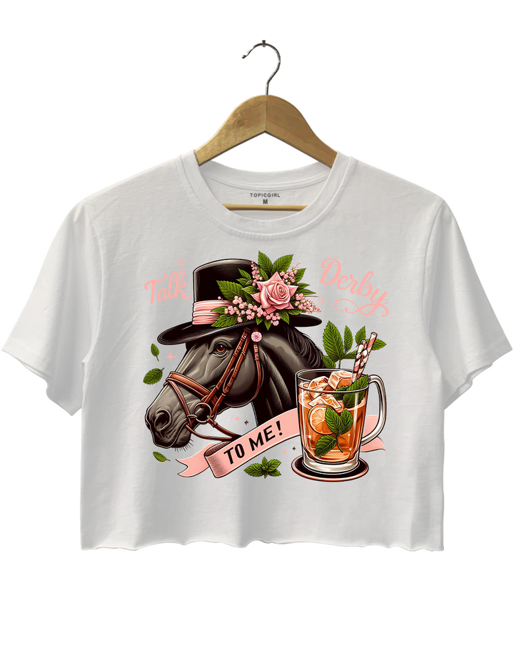 2025 Kentucky Derby Crop Top