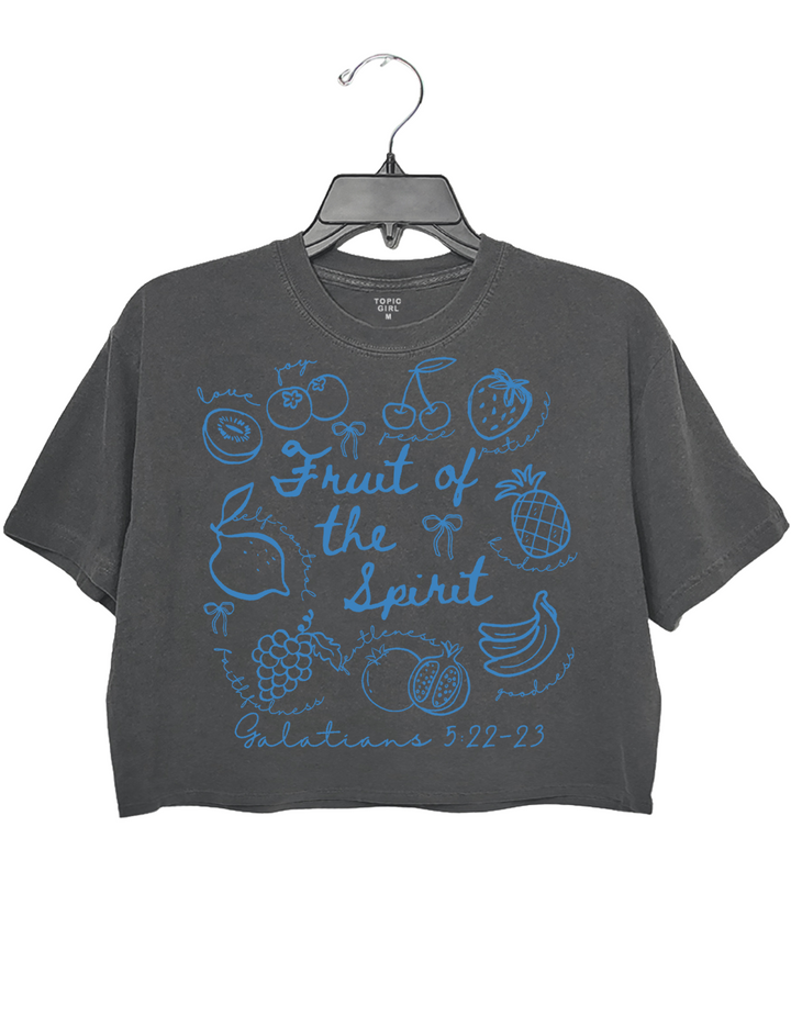 Fruit of the Spirit Christian Crop Top