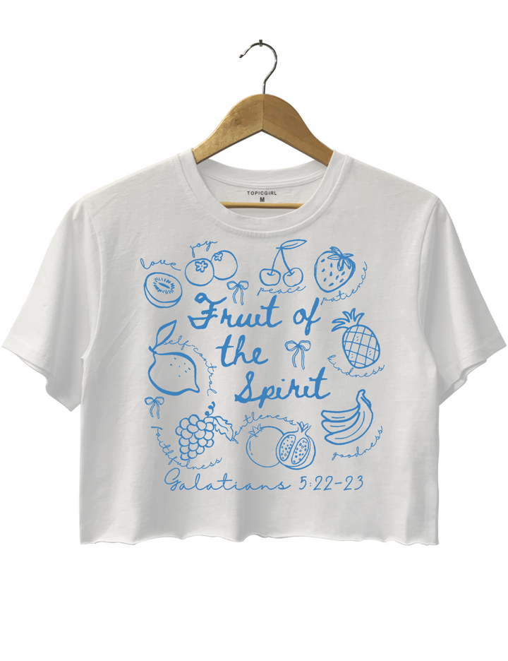 Fruit of the Spirit Christian Crop Top