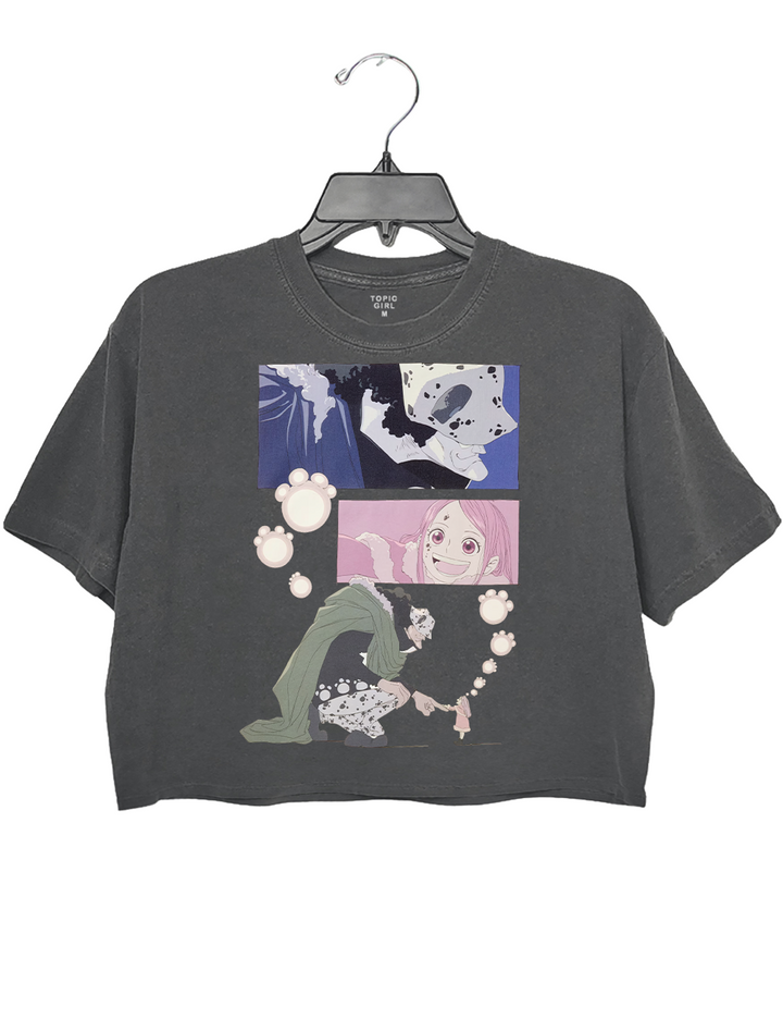 One Piece Kuma And Bonney A Fathers Love Never Fades Crop Top