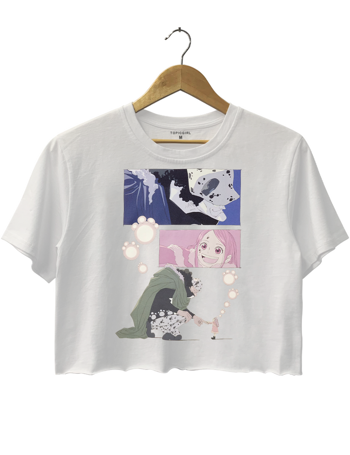 One Piece Kuma And Bonney A Fathers Love Never Fades Crop Top