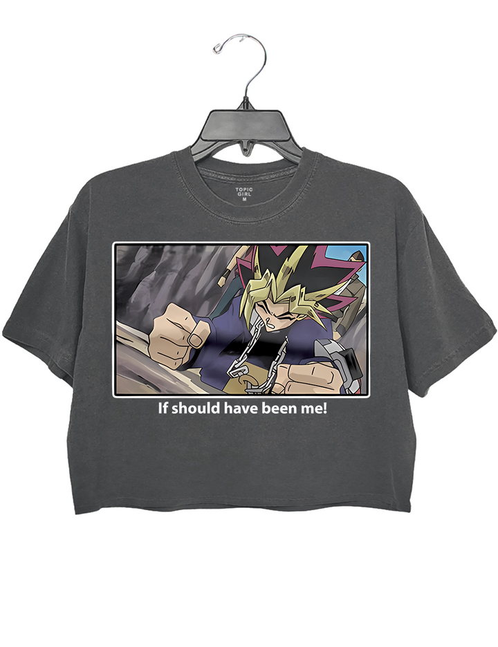 Yu Gi Oh It Should Have Been Me Crop Top