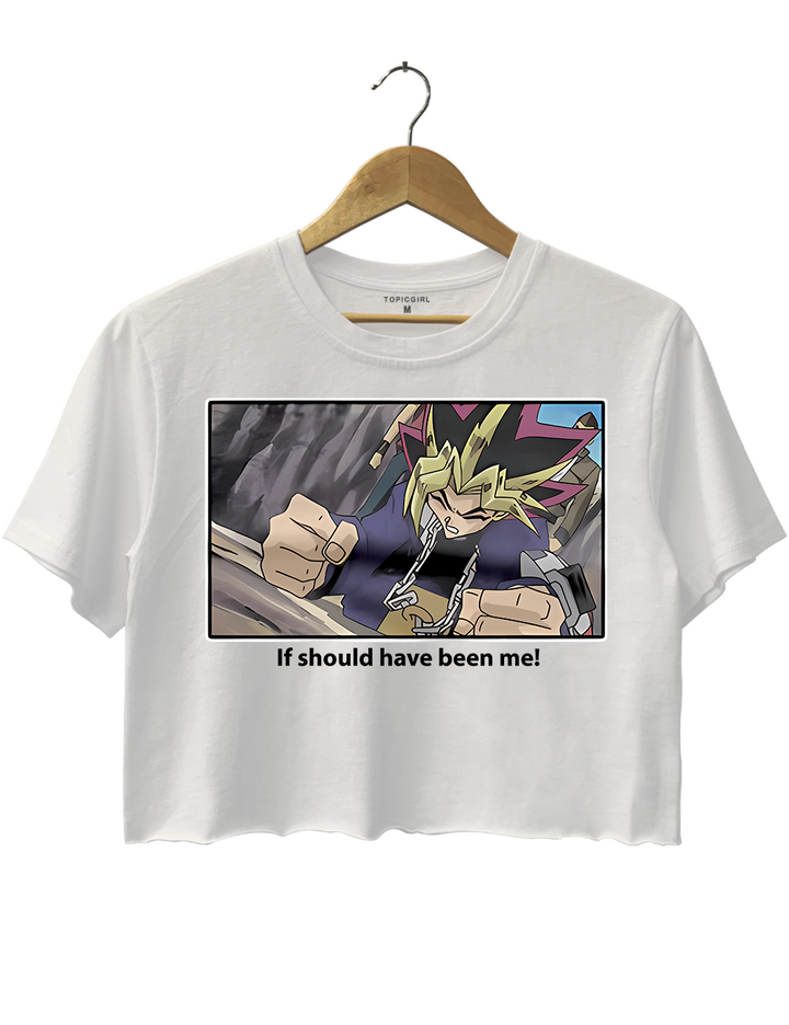 Yu Gi Oh It Should Have Been Me Crop Top
