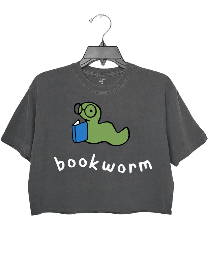 Bookworm For Book Lovers Crop Top