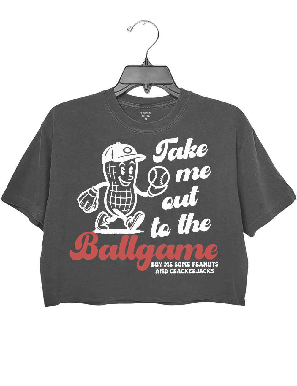 Baseball Mom Crop Top