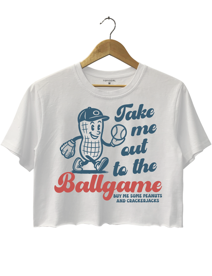 Baseball Mom Crop Top