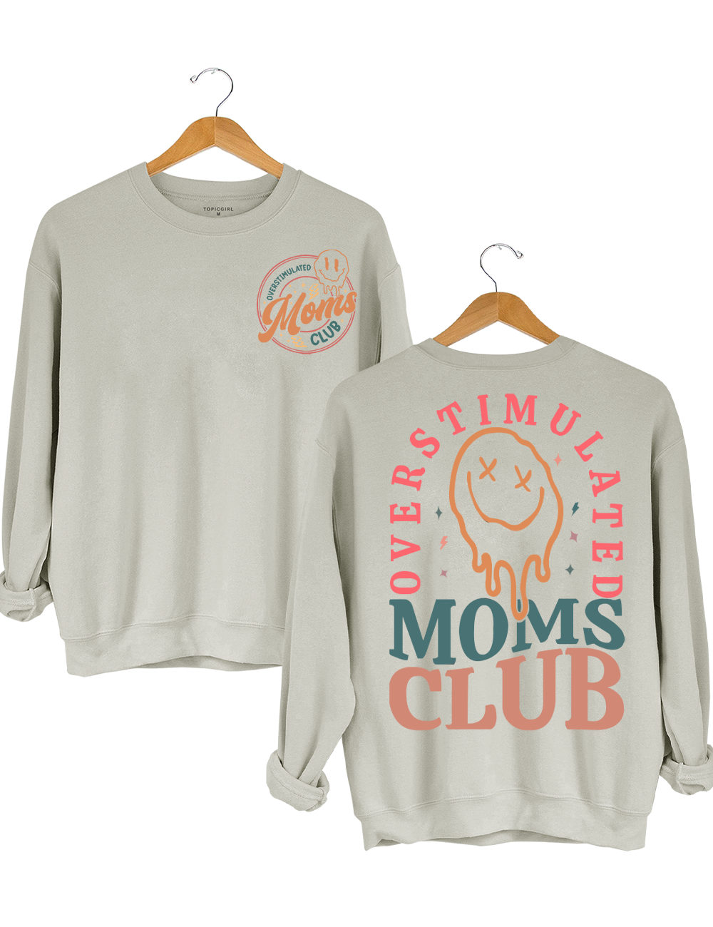 Overstimulated Moms Club Crop Top