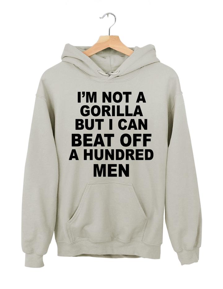 Im Not A Gorilla But I Can Beat Off A Hundred Men Crop Top