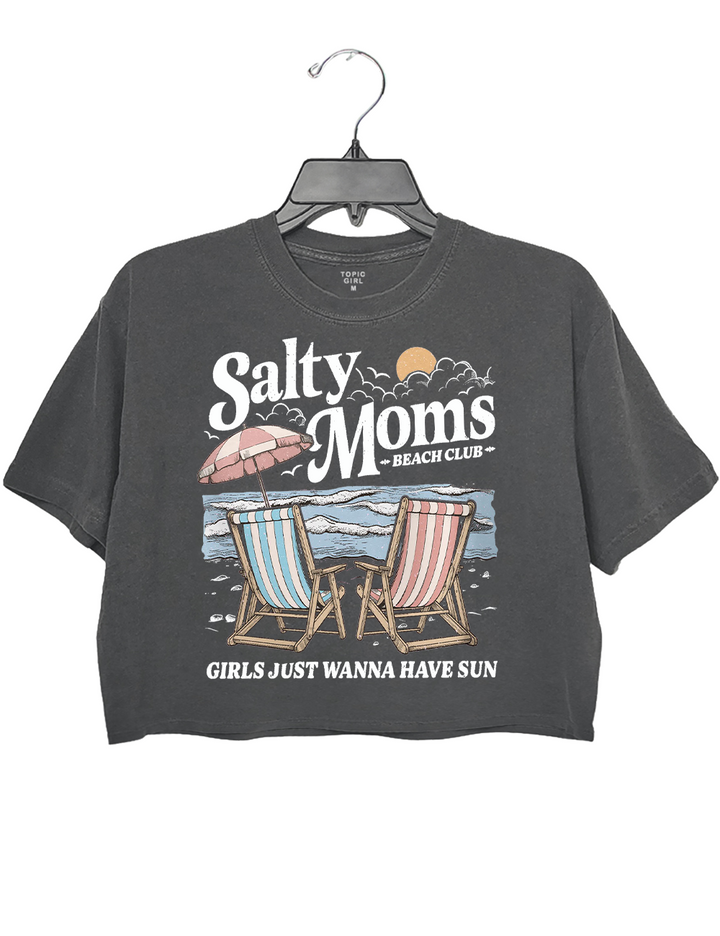 Salty Moms Crop Top