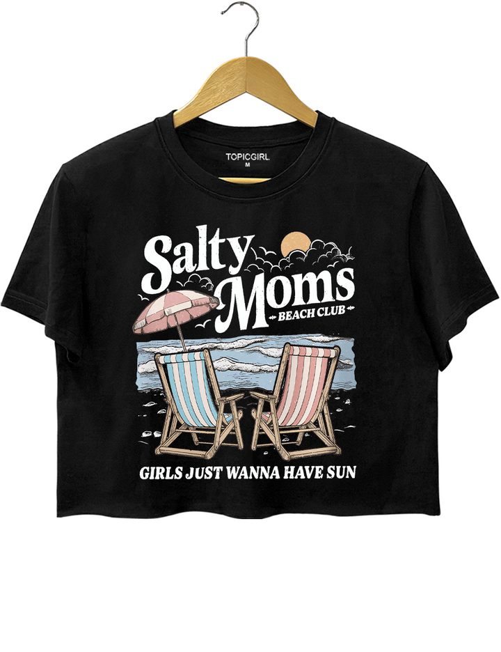 Salty Moms Crop Top