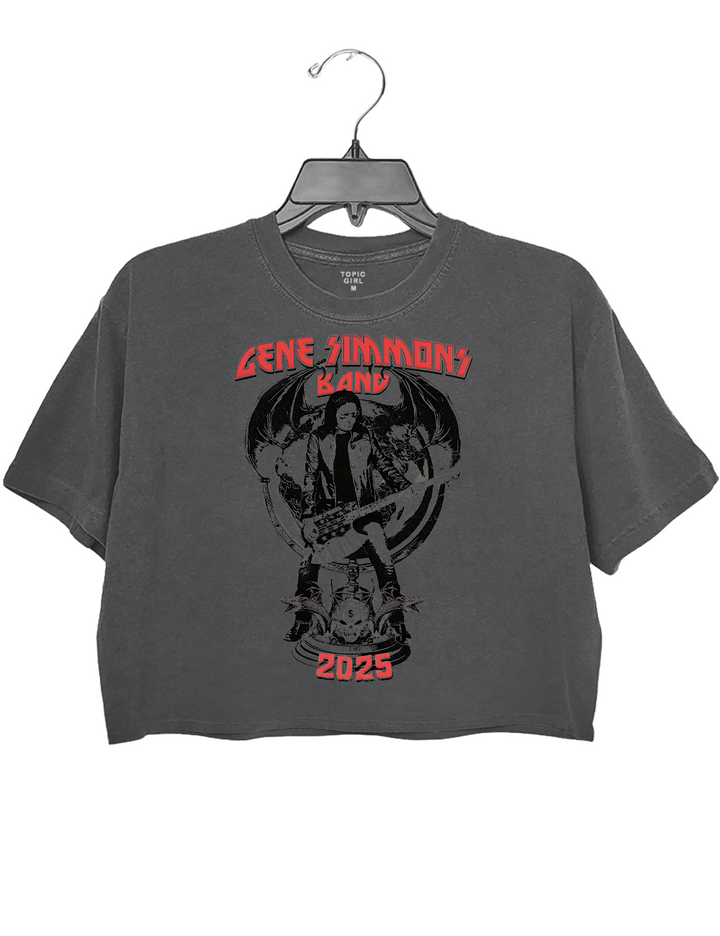 Gene Simmons Band 2025 Tour Crop Top