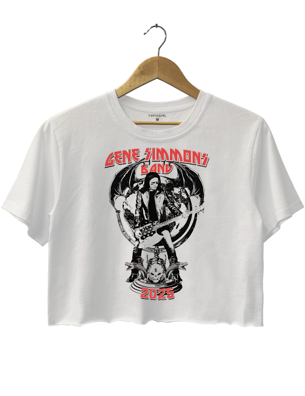 Gene Simmons Band 2025 Tour Crop Top