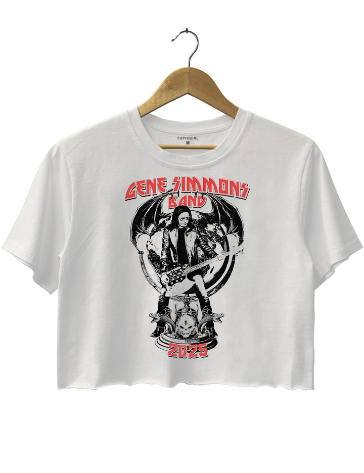 Gene Simmons Band 2025 Tour Crop Top